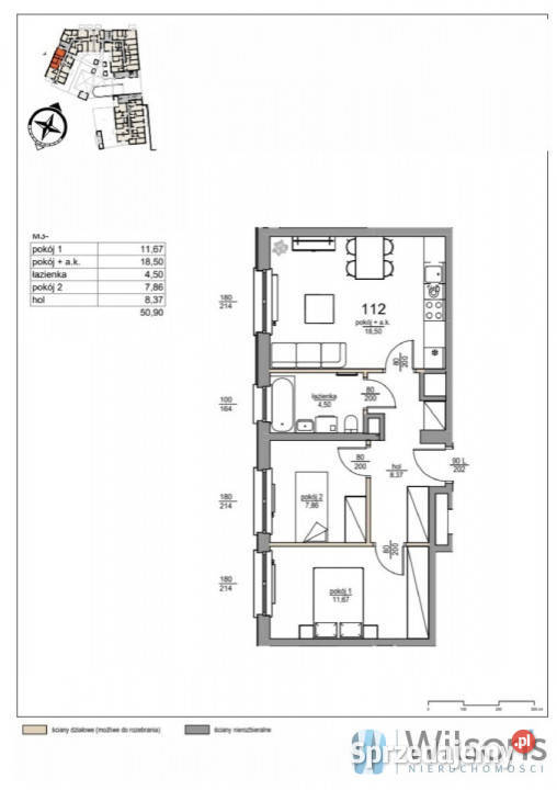 Mieszkanie Warszawa 509m2 3 pokoje parter