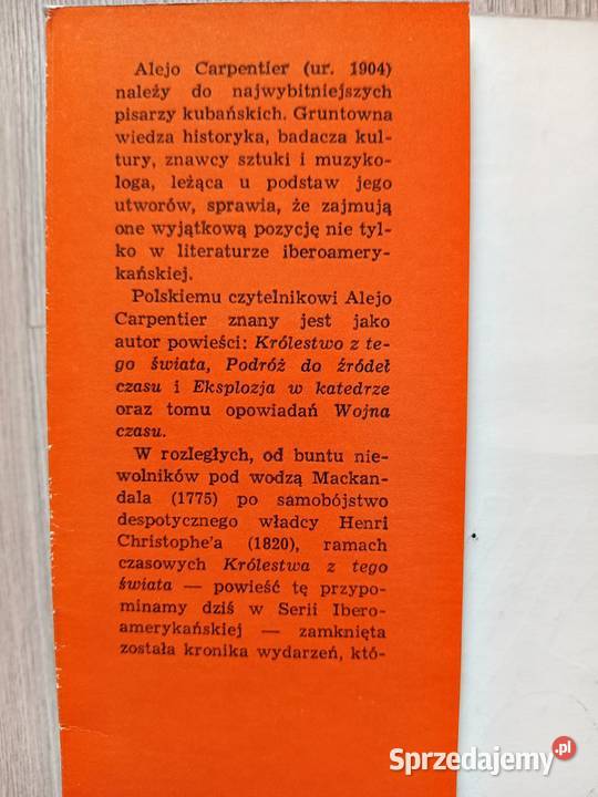 Królestwo z tego świata Alejo Carpentier Kraków