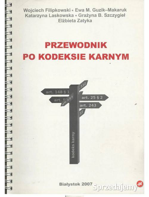 Przewodnik kodeksie karnym