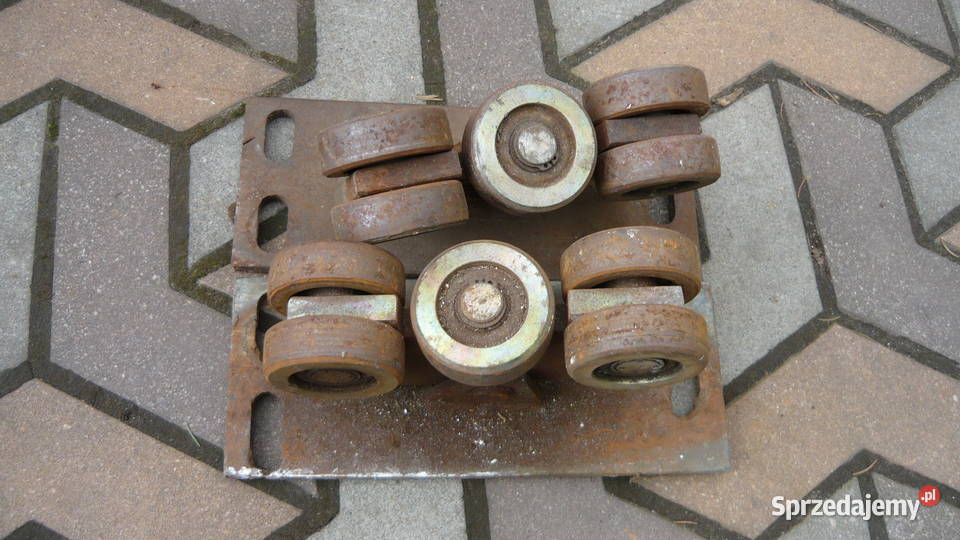 Wózki 2 rolki rolka do bramy przesuwnej wózek