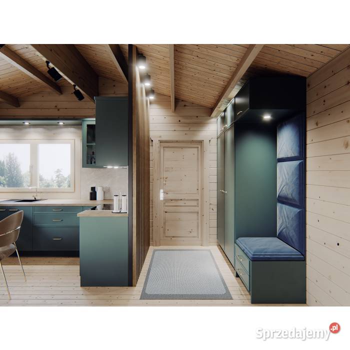 DREWNIANY DOMEK CAŁOROCZNY TOKIO 48 M2 Mrągowo