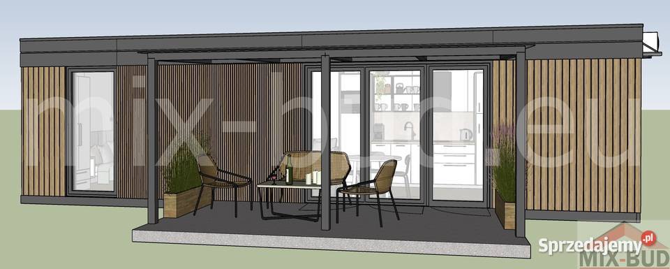 Dom modułowy EVA nowoczesny energooszczędny na Kowanowo