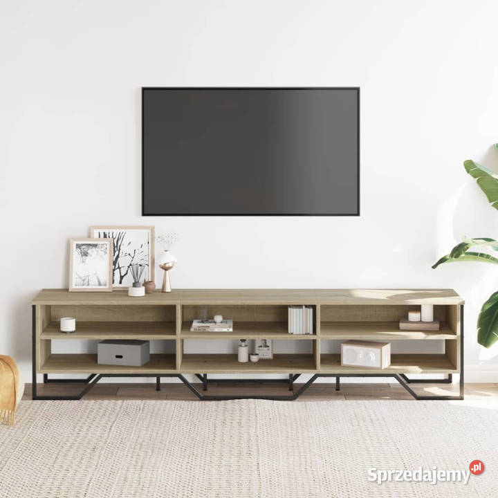 Szafka pod TV dąb sonoma 180x34x41 materiał Warszawa