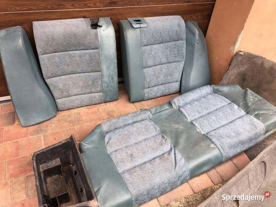 BMW E36 Coupe Kanapa tył niebieska półskóra Lublin