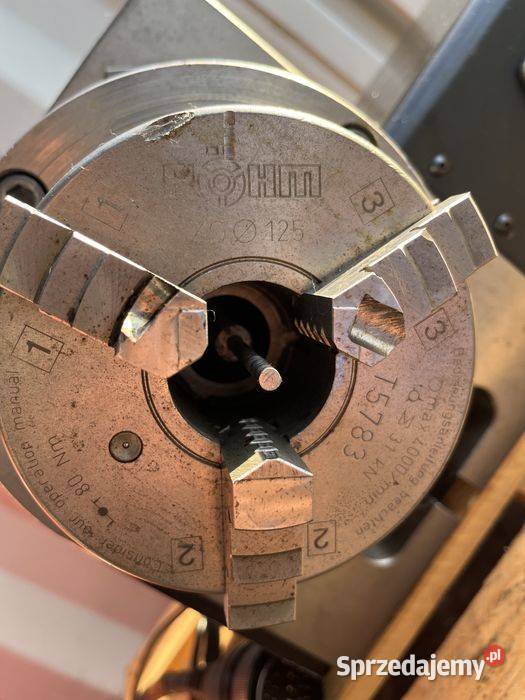 Stół obrotowy CNC Fadal VH65 z uchwytem Rhm 125