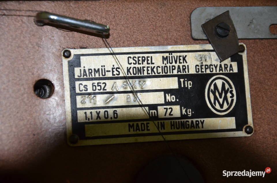 Maszyna ryglówka csepel cs 652 Częstochowa