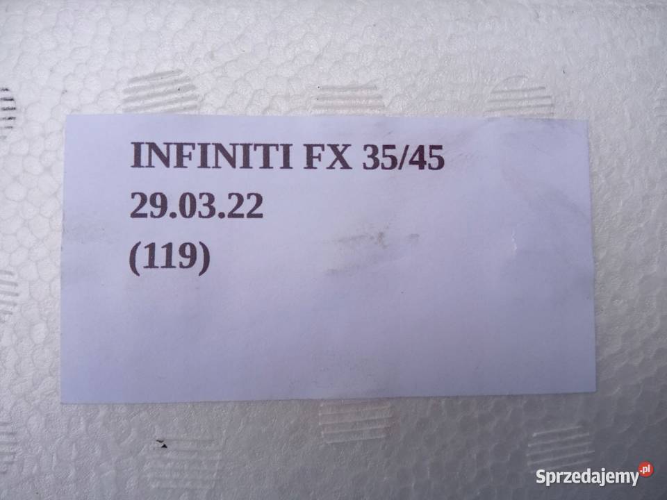ABSORBER PIANKA ZDERZAKA TYŁ INFINITI FX35 FX45 Nowy Tomyśl