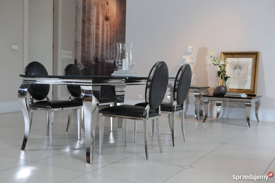 Stół Ludwik 250 blat kamień stół glamour meble Meble Warszawa