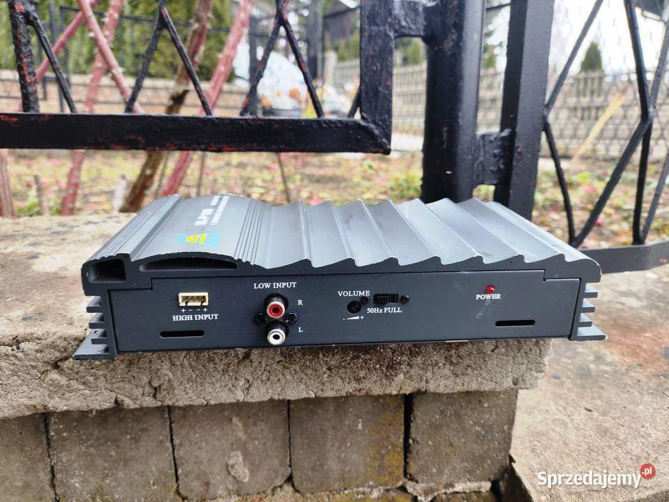 Wzmacniacz samochodowy 1 kanałowy monoblok Ilość kanałów 1 Wzmacniacze śląskie Niegowonice
