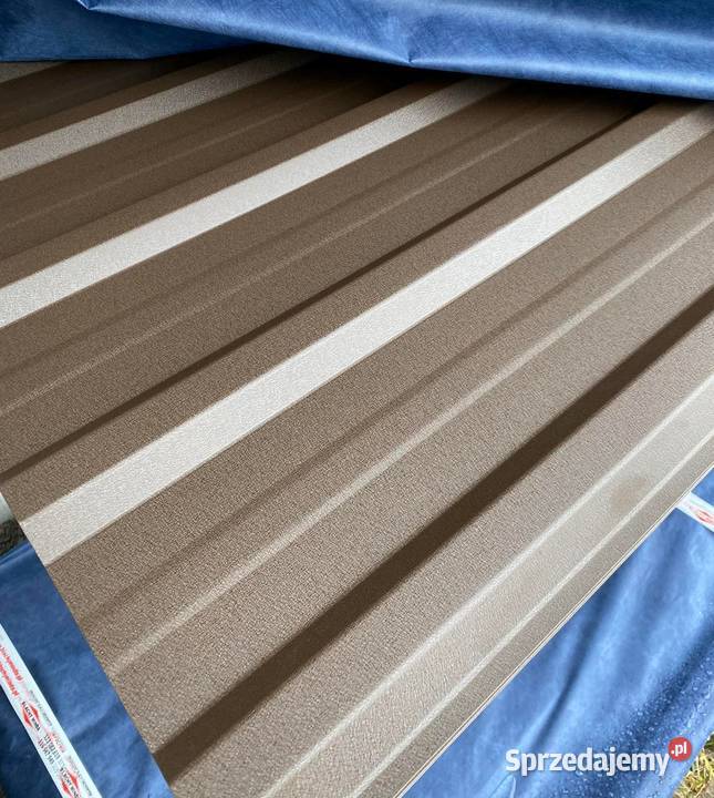 Blacha trapezowa T18 kolor BRĄZOWY RAL 8017 Dębica