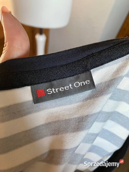 Nowa długa sukienka w paski Street one wiskoza sprzedam