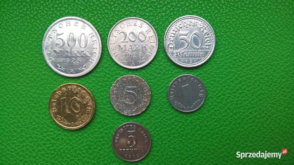 Monety Niemieckie Reich Marki Pfennig Lipiany