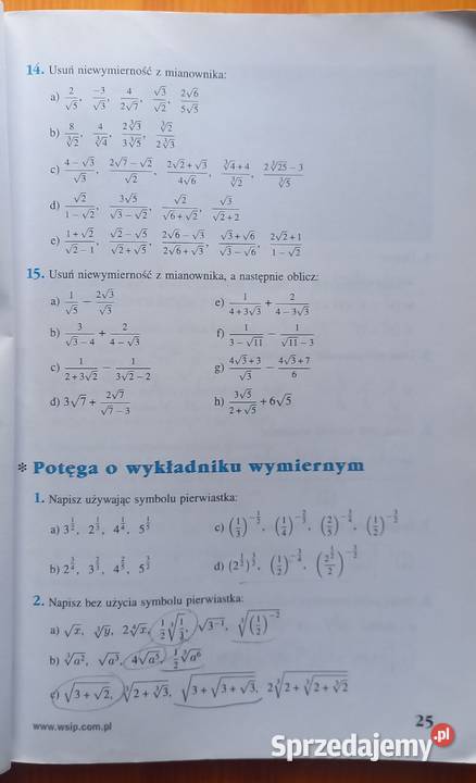 Matematyka kl 3 podręcznik i zbiór zadań Małkinia Górna