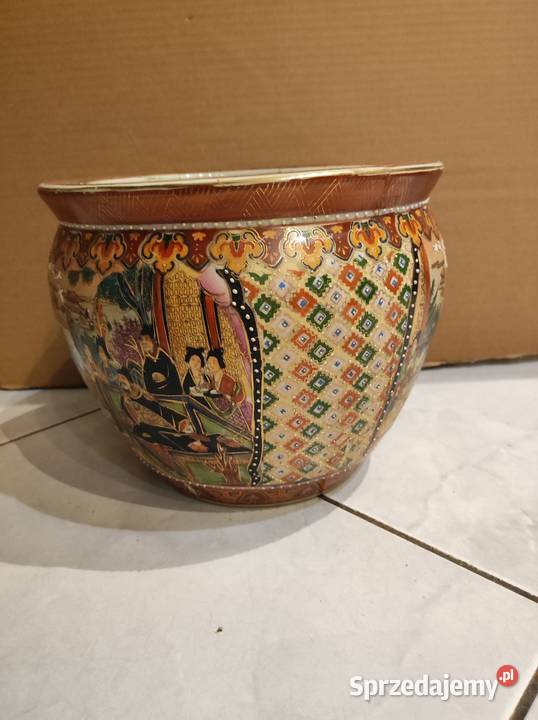 misa waza wazon osłonka donica chińska porcelana Kielce