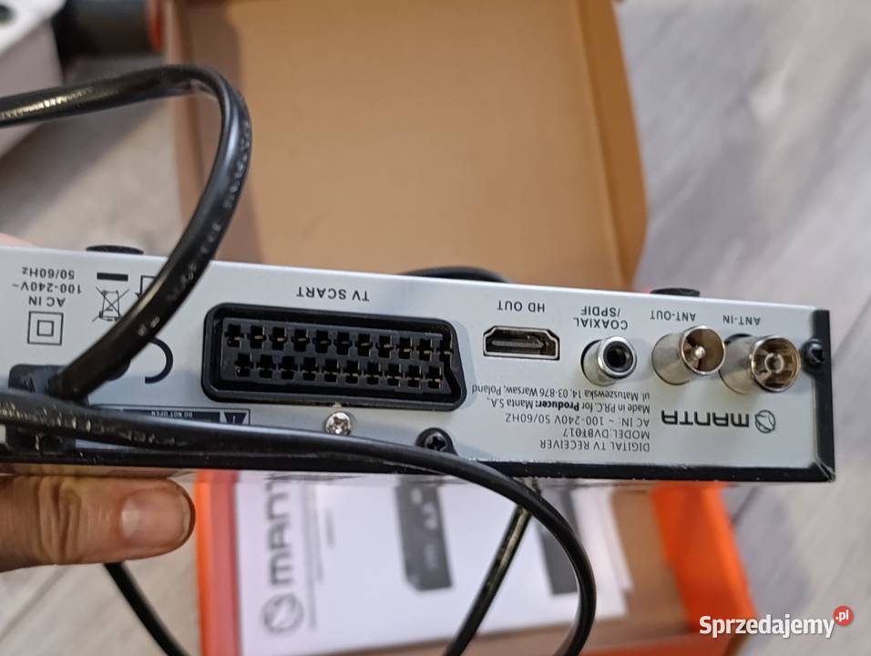 dekoder naziemnej telewizji cyfrowej Manta Poznań