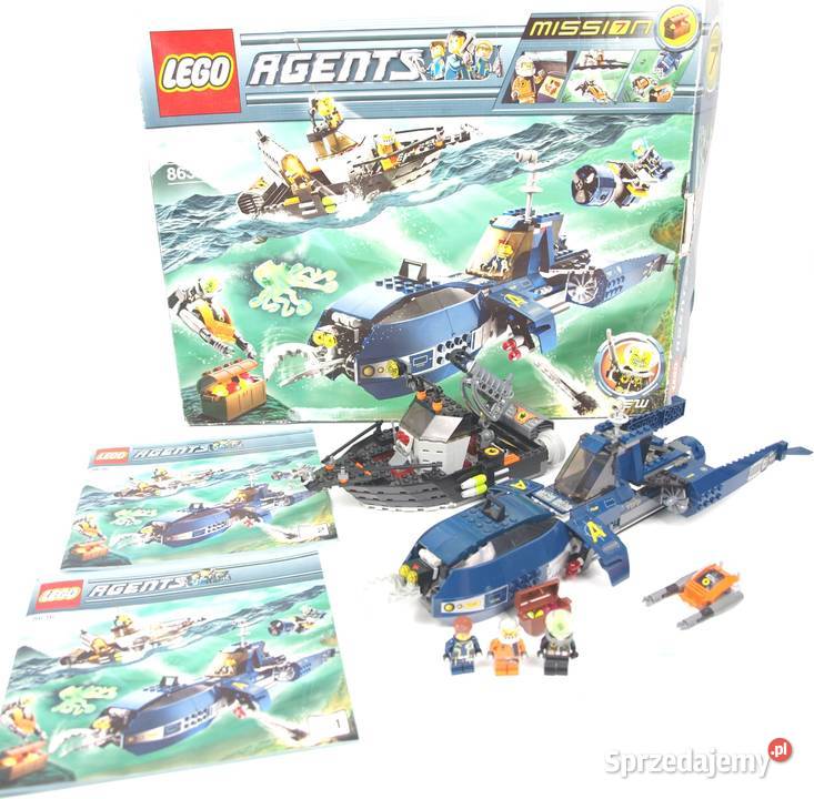 Zestaw LEGO Agents 8636 Mission 7 Deep Sea Quest Warszawa