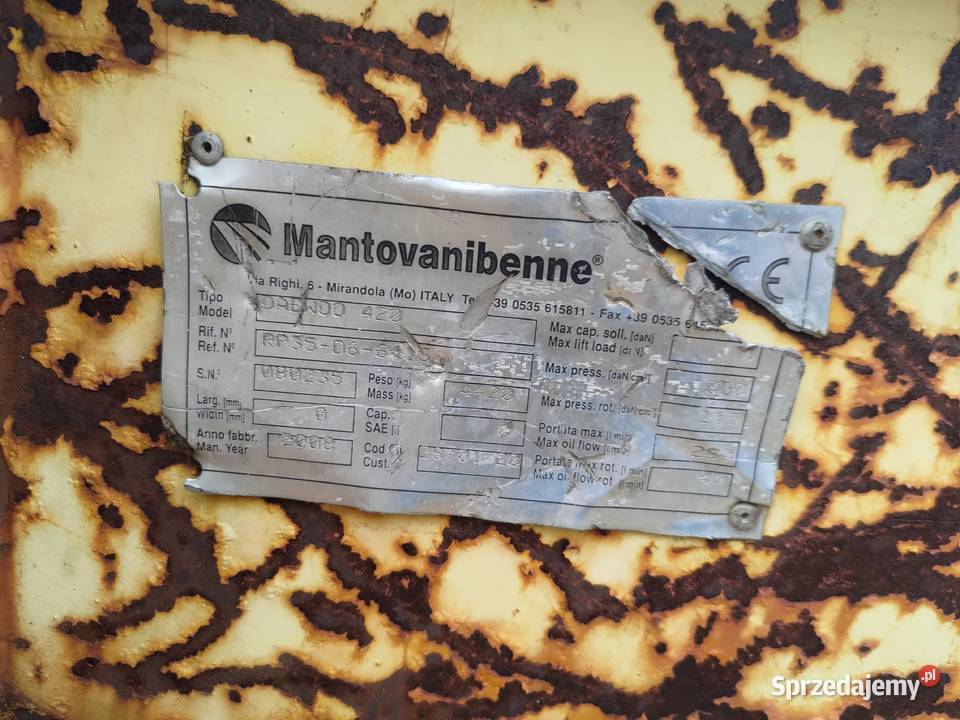 Mantovanibenne nożyce kruszące wyburzeniowe MBI Kielce
