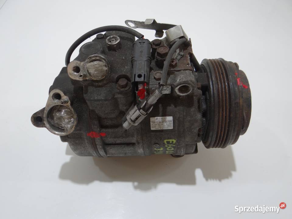KOMPRESOR SPRĘŻARKA KLIMATYZACJI BMW E60 E61 Kompresory klimatyzacji Strzyżewice sprzedam
