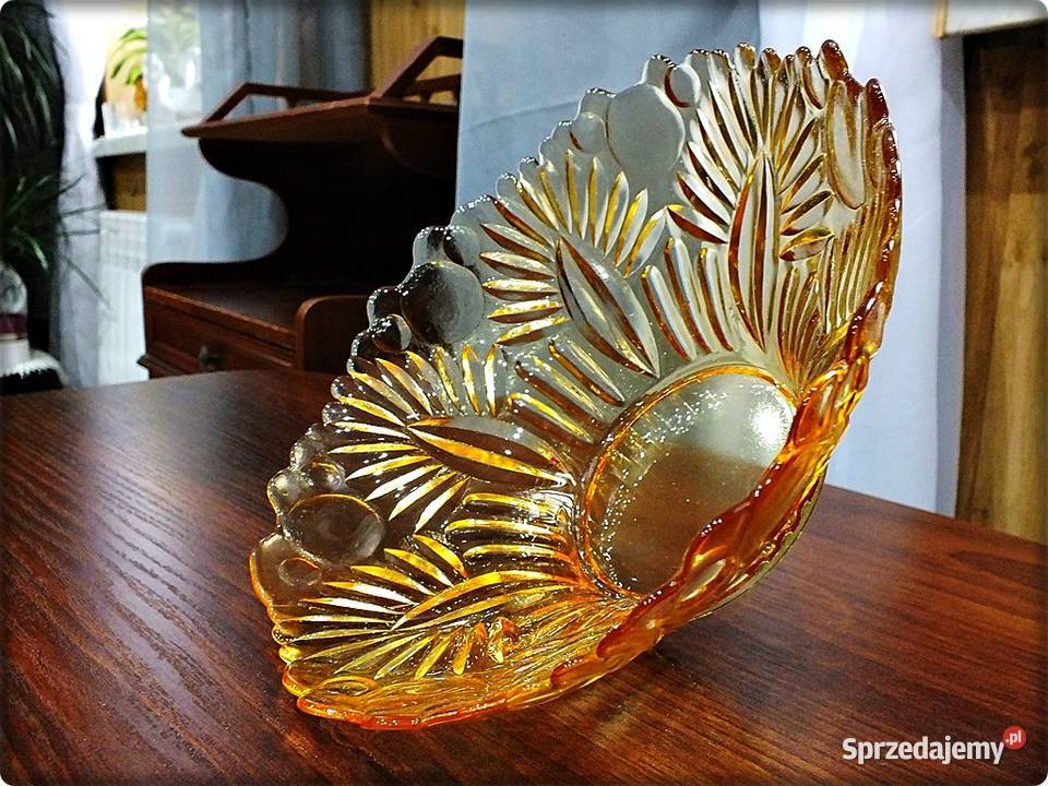 Stara Patera Misa szklana Salatera Carnival Żary sprzedam