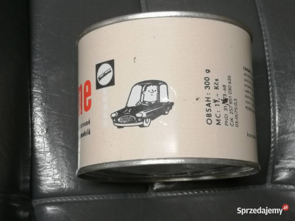 Stara czeska pasta do lakieru chromu lata 70te Kraków