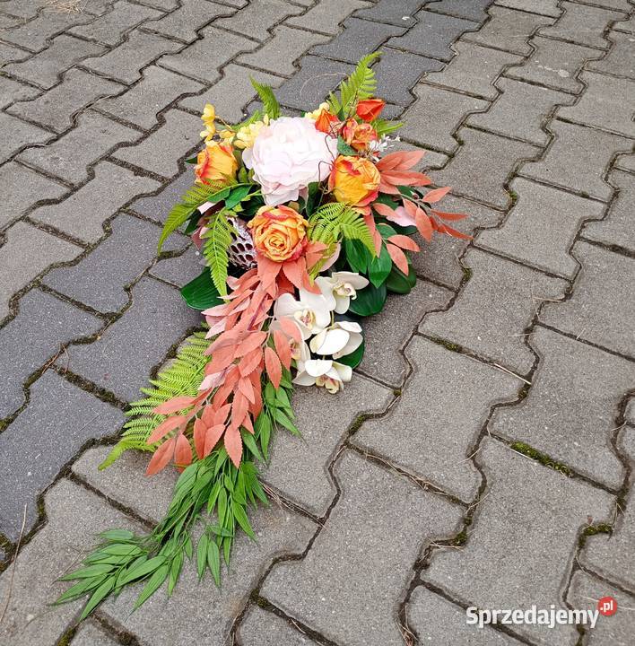 Jesienna dekoracja na wszystkich świętych Gliwice