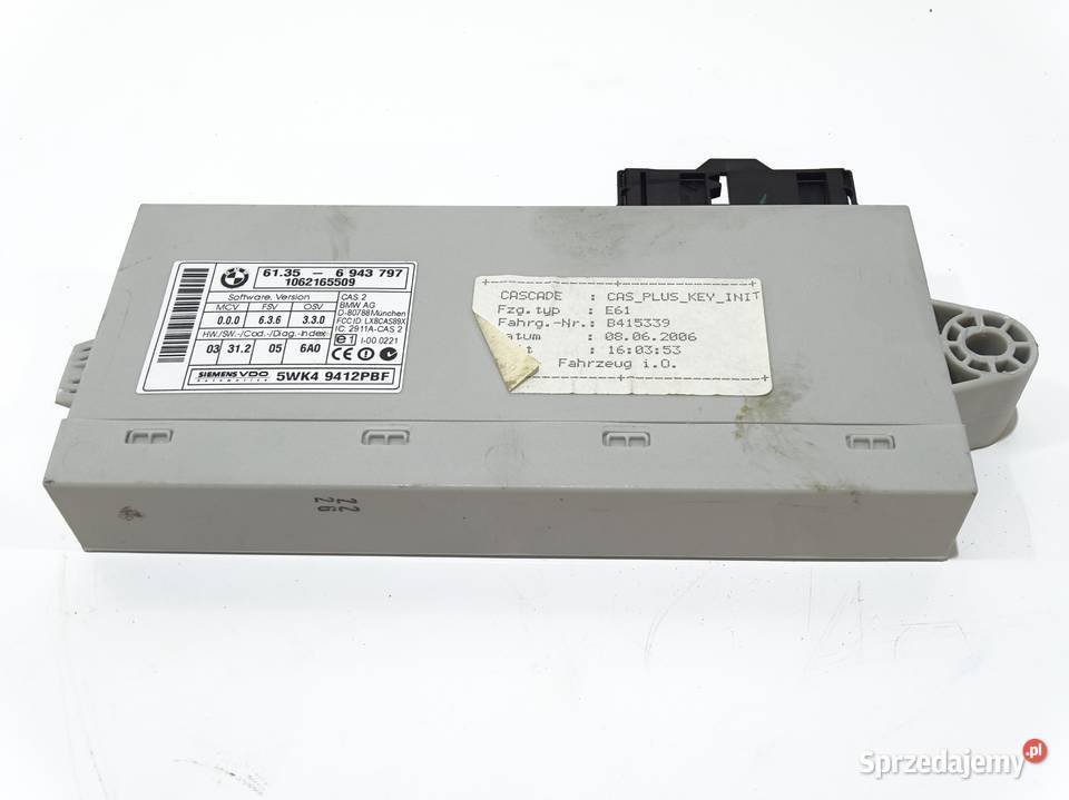 MODUŁ STEROWNIK CAS BMW E60 E61 OE 6943797 Strzyżewice