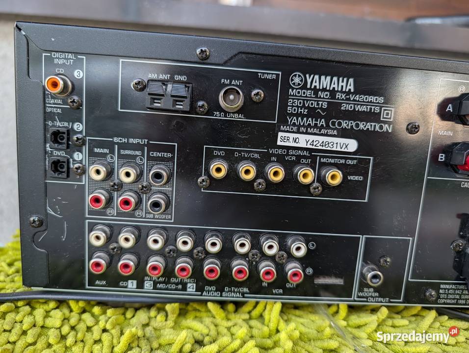yamaha rxv420 amplituner 51 śląskie Chełm Śląski