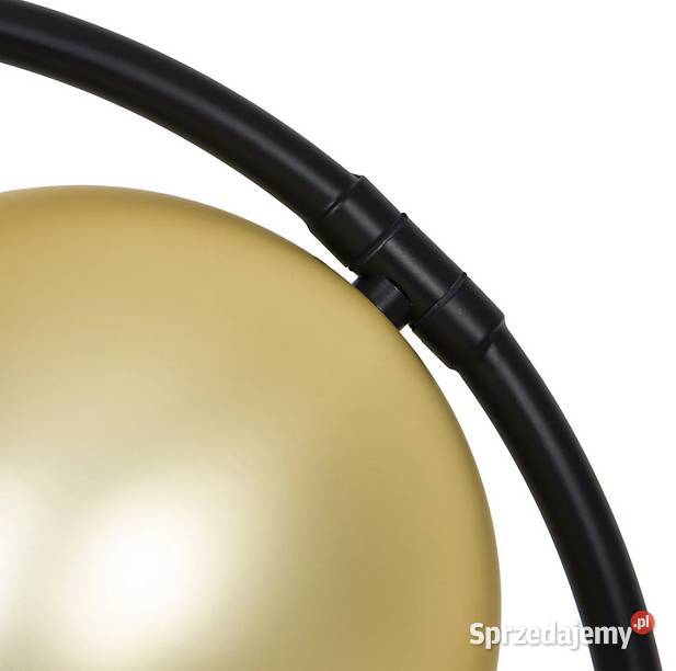 Lampa stołowa w kolorze czarnozłotym Pasłęk sprzedam