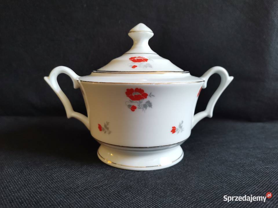 Stara porcelana Giesche cukierniczka Łucja Maki śląskie Katowice