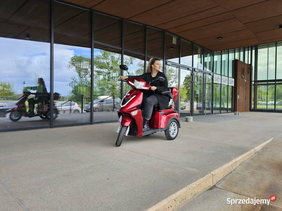 Skuter elektryczny trójkołowy FASTI 3 uchwyt pas skuter Kraków sprzedam