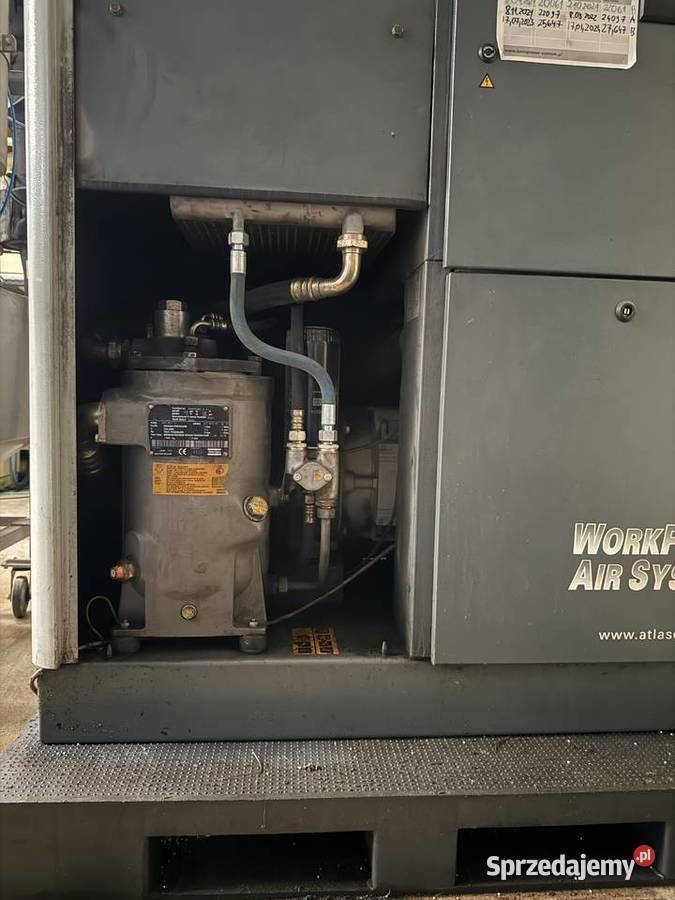 Kompresor śrubowy Atlas Copco GA 15 PLUS Produkcja śląskie Katowice