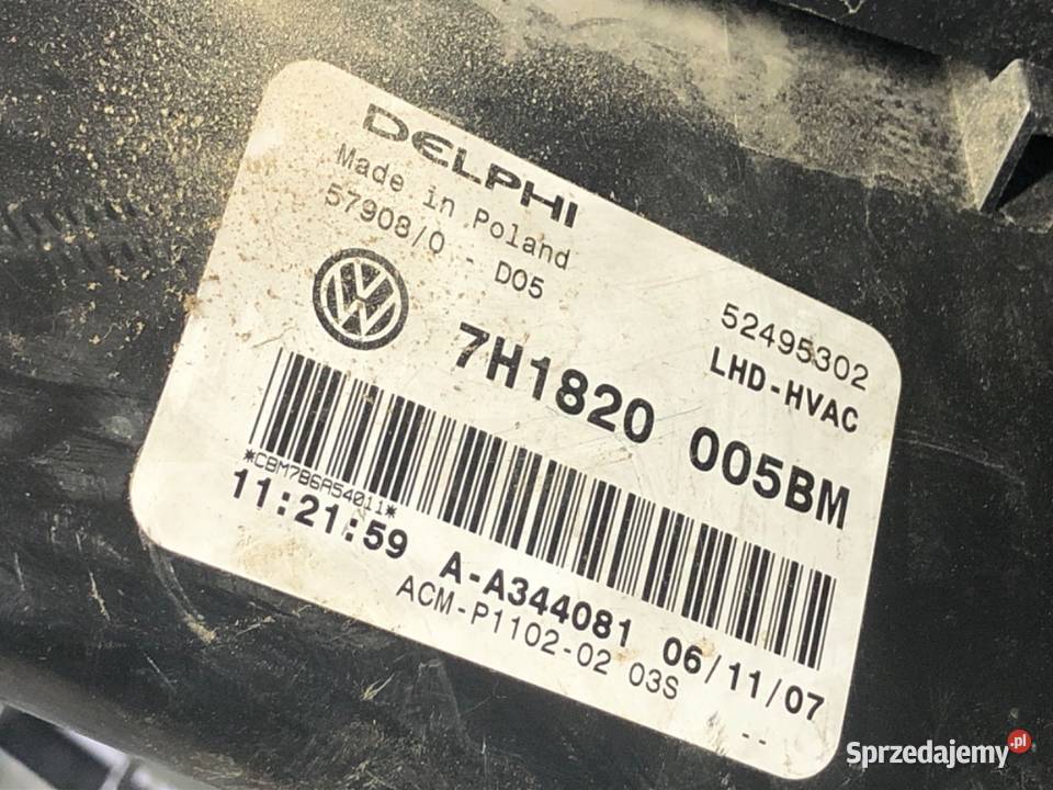 NAGRZEWNICA VW TRANSPORTER T5 7H1820005BM Bus