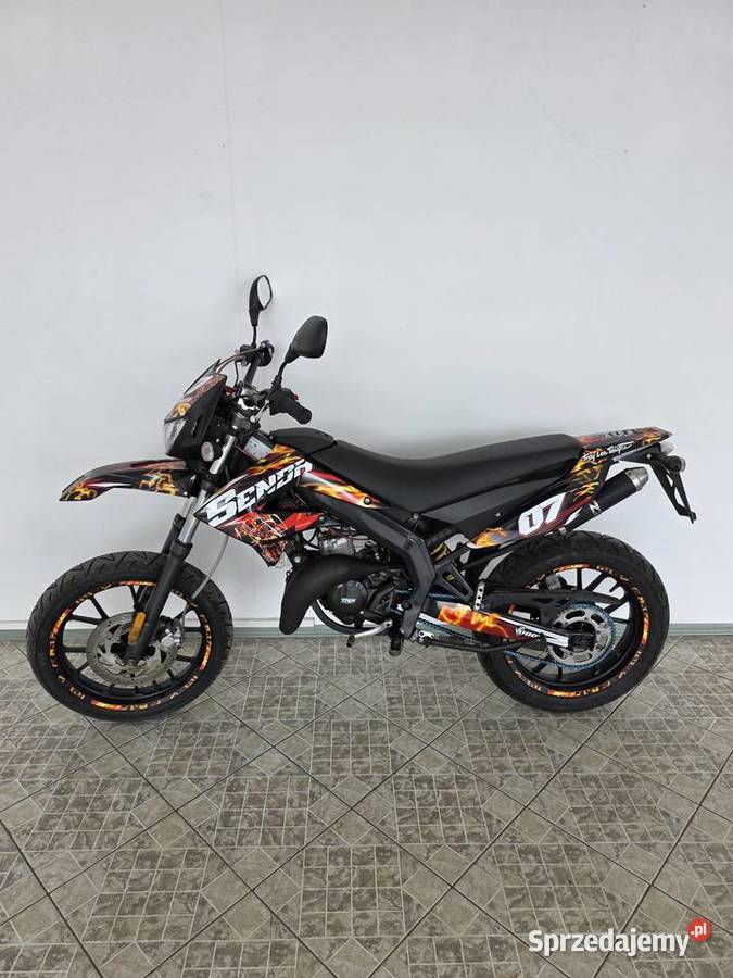 Derbi Senda Xtreme 2016 Tunning SCR Arisal 80 śląskie Rybarzowice