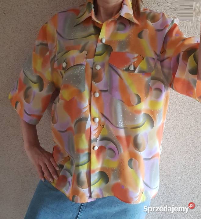 Vintage Retro Tina bluzka żakiet koszula Kielce