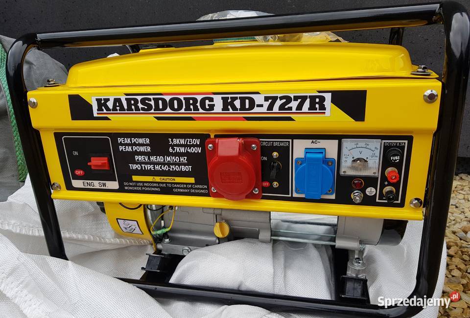 Agregat prądotwórczy karsdorg kd727r Gostyń