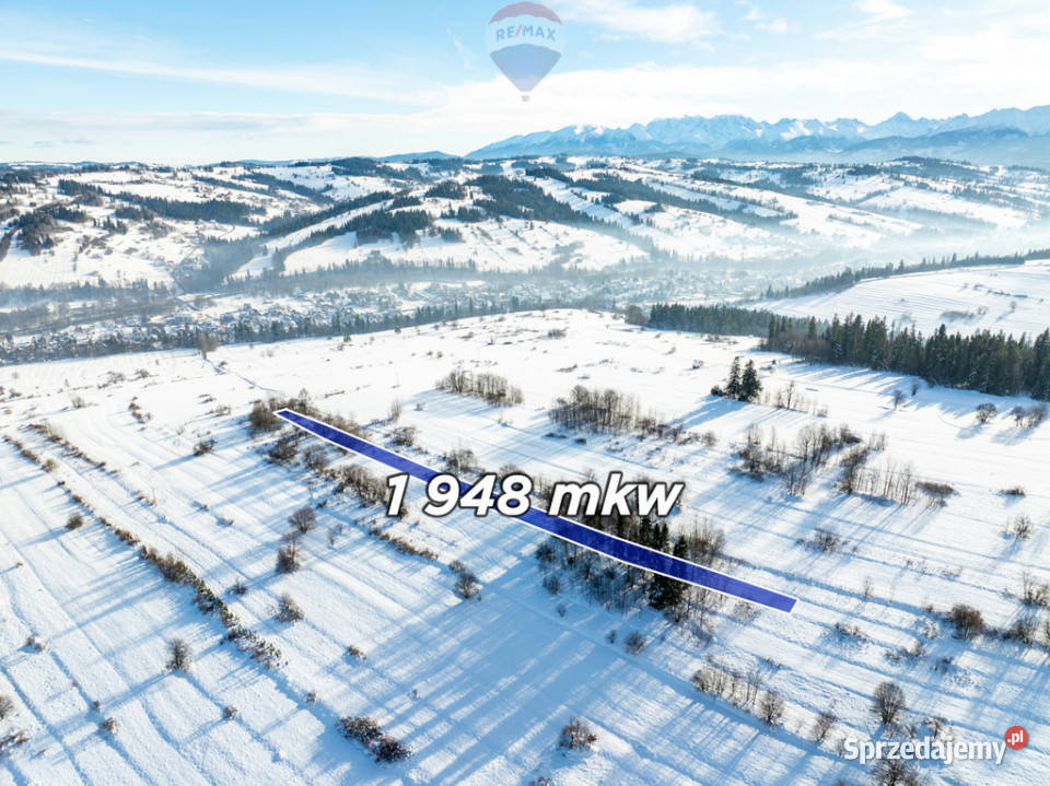 Działka rolna widokowa Biały Dunajec rolna