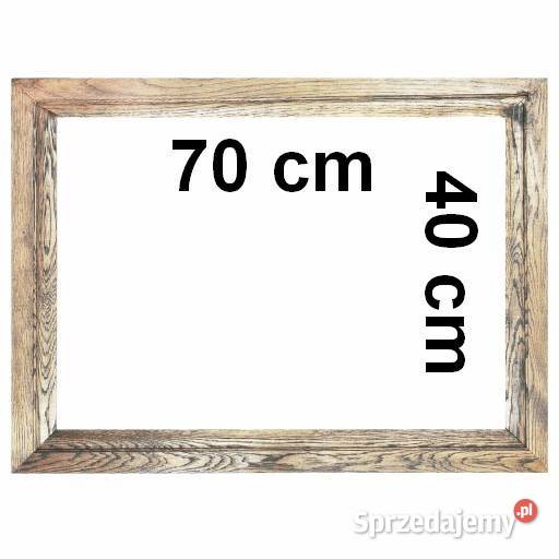 Rama dębowa na obraz grafikę foto 40x70 podkarpackie Rakszawa sprzedam