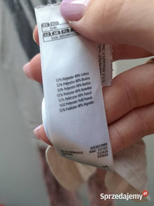 Disney piżama damska XS Królik z Kubusia