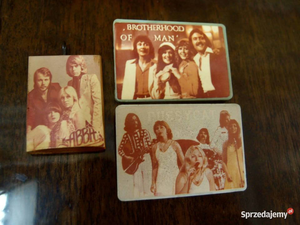 Przypinki ABBA Wisiorek RubettesABBA PRL Pozostałe łódzkie Łódź sprzedam