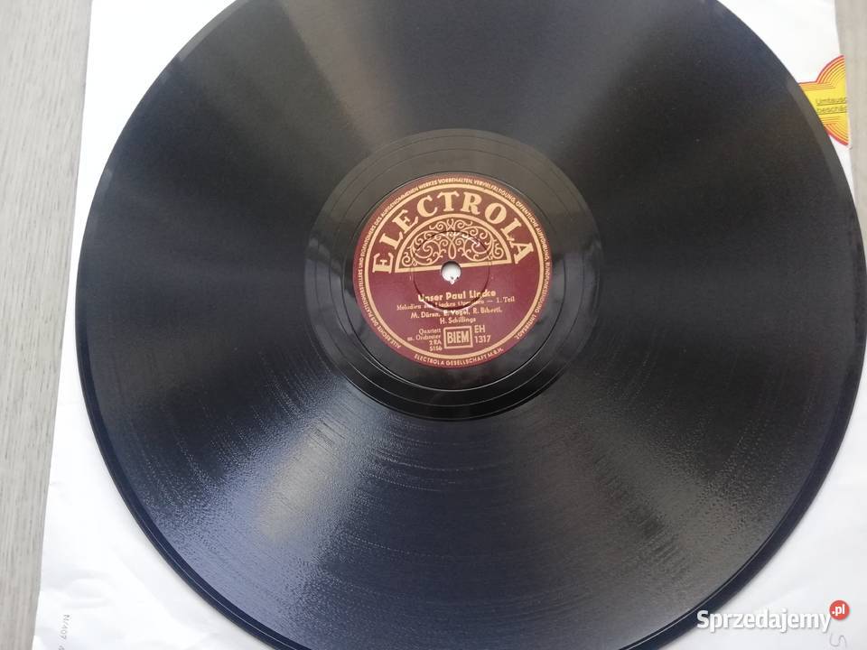 Płyta szelakowa 30 Unser Paul Lincke Wronki