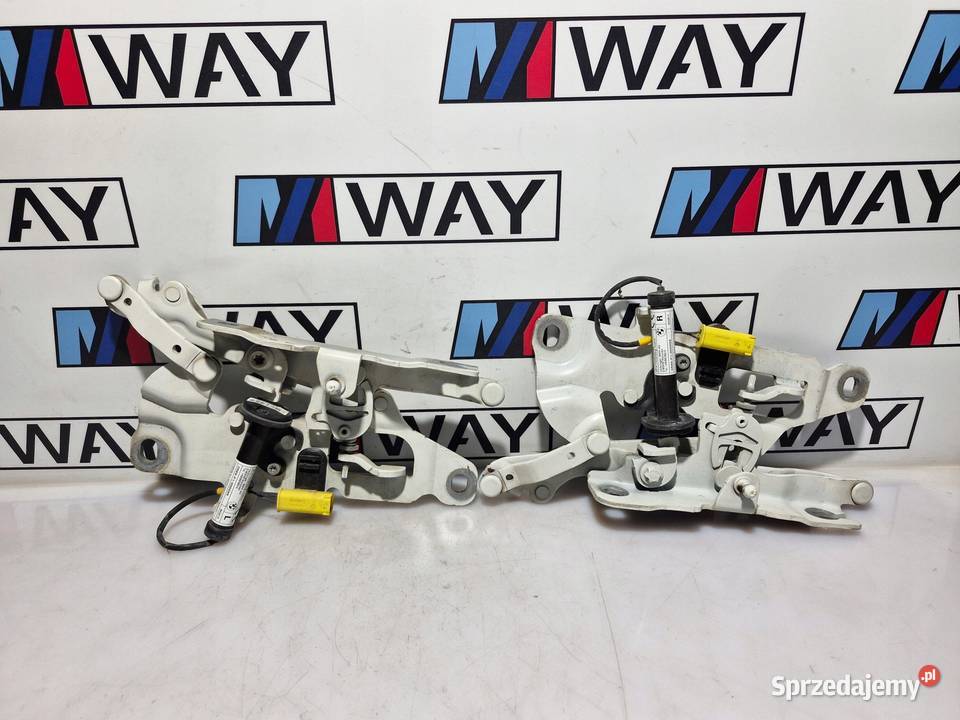 BMW F10 F11 ZAWIAS MASKI LEWY PRAWY KPL NABÓJ