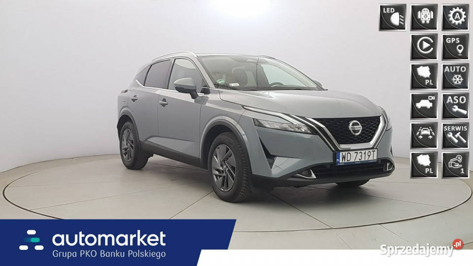Nissan Qashqai 13 DIGT mHEV NConnecta Xtronic Z asystent pasa ruchu Qashqai Motoryzacja Warszawa