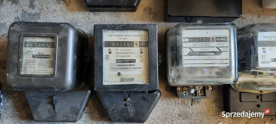 Licznik energii zużycia prądu 220V 400V 10A 40A Gubin