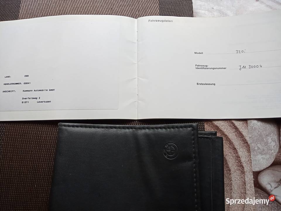 Eti i książla serwisowa do BMW 320i pomorskie Gdynia