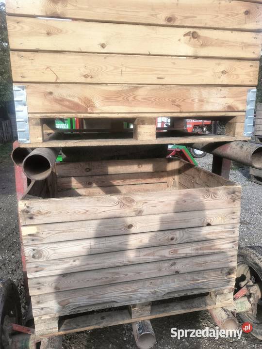 Wózek transportowy na dwie skrzynie kombajn do świętokrzyskie Sandomierz