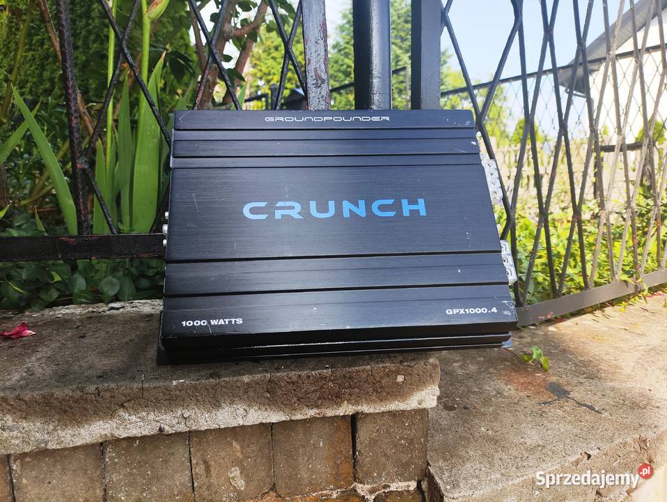 Wzmacniacz samochodowy 4 kanałowy Crunch Crunch Niegowonice