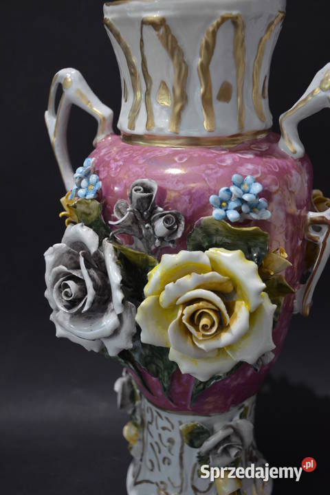 Porcelana Roceram Wazon waza Lalea do kolekcji wielkopolskie Środa Wielkopolska
