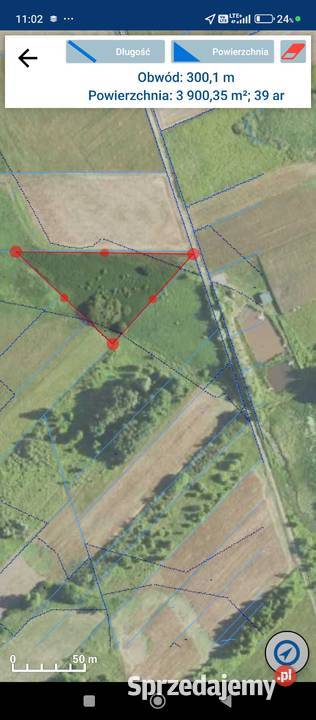 działka inwestycyjną z możliwością budowy stawu Przędzel