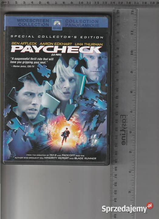 Paycheck Zapłata EN Ben Affleck DVD mazowieckie Pruszków