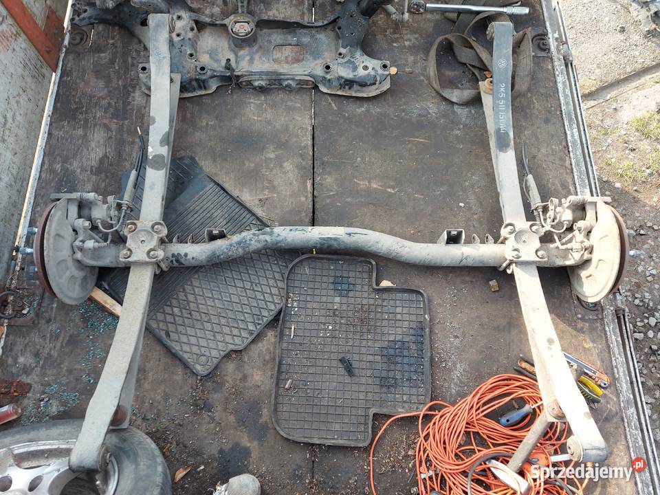 VW Caddy 4 IV 15 Belka Sanki Oś Wózek Belki zawieszenia Tychy